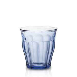 Colección Santorini - Vaso de vidrio azul cielo de 31cl (Lote de 6) - Le Picardie®
