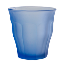 Duralex Colección Santorini - Vaso de vidrio azul cielo de 25cl con efecto frozen (Lote de 6) - Le Picardie® Colección Santorini - Vaso de vidrio azul cielo de 25cl con efecto frozen (Lote de 6) - Le Picardie®