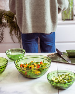 Duralex Le Gigogne® - Cuenco de vidrio apilable - Verde icónico Le Gigogne® - Cuenco de vidrio apilable - Verde icónico