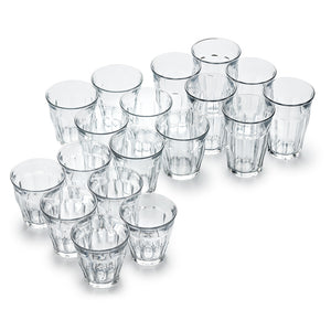 Duralex Le Picardie® - Set mixto de 18 vasos 25cl, 31cl, 36cl en vidrio trasparente Le Picardie® - Set mixto de 18 vasos 25cl, 31cl, 36cl en vidrio trasparente