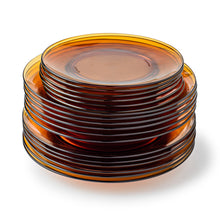 Tienda online Duralex® Lys - Set de 18 platos en vidrio color Ámbar Lys - Set de 18 platos en vidrio color Ámbar