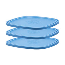 Tienda online Duralex® Freshbox - Juego de 3 tapas cuadradas azules Freshbox - Juego de 3 tapas cuadradas azules