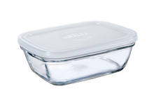 Duralex Freshbox - Fuente de conservación transparente rectangular - Tapa translúcida Freshbox - Fuente de conservación transparente rectangular - Tapa translúcida