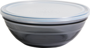Freshbox - Fuente de conservación Gris redonda con Tapa Translúcida (1.59L)