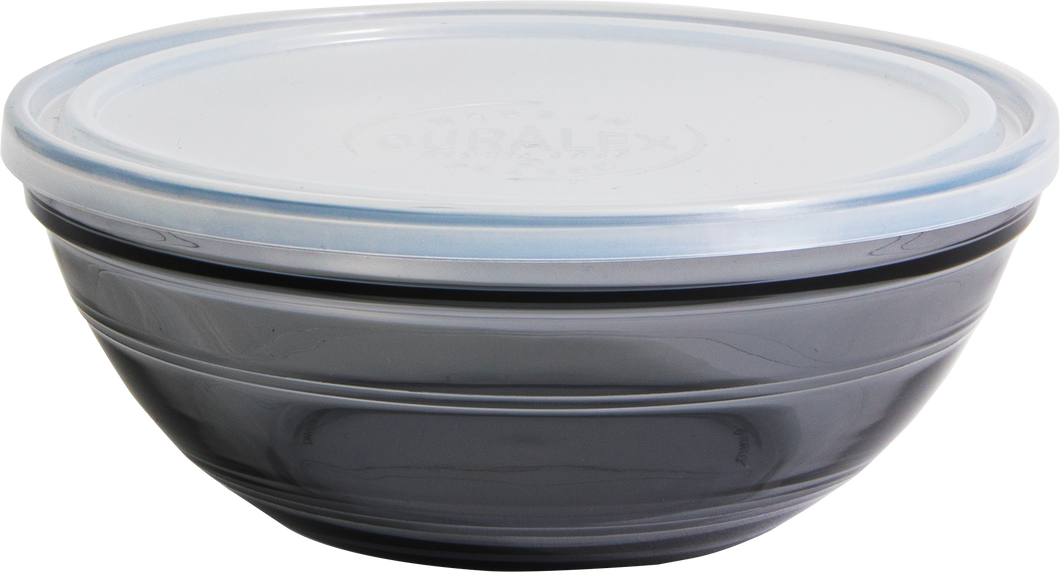 Freshbox - Fuente de conservación Gris redonda con Tapa Translúcida (1.59L)