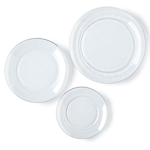 Tienda online Duralex® Lys - Set de 12 platos en vidrio transparente Lys - Set de 12 platos en vidrio transparente
