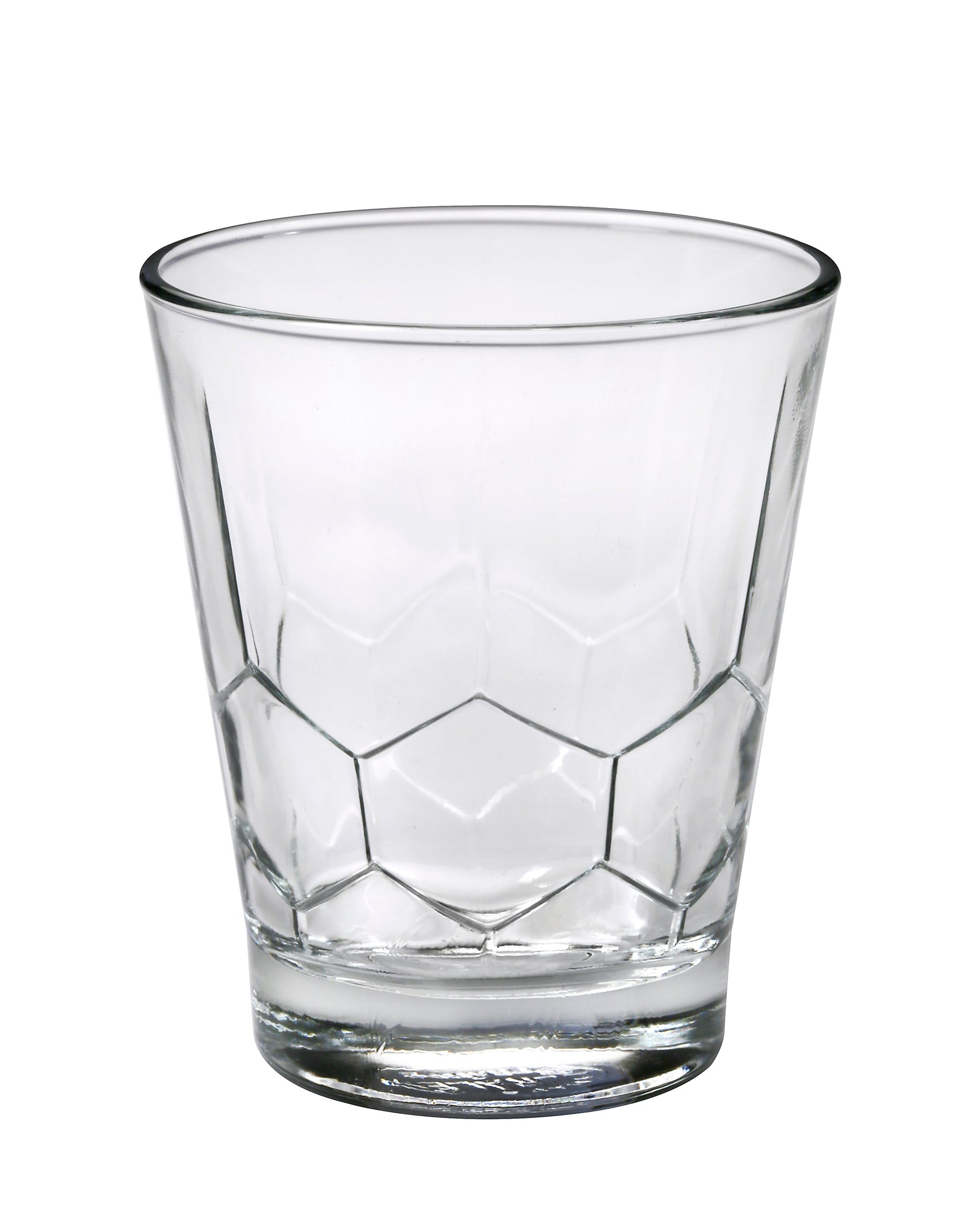 Vaso De Vidrio Con Diseño Hexagonal 420 ml — Farmacias Arrocha