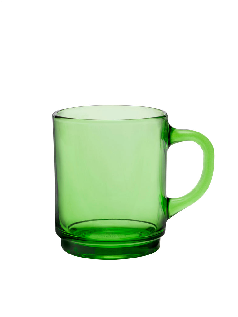 Versailles - Mug de vidrio de 26 cl - Verde icónico (Lote de 6)