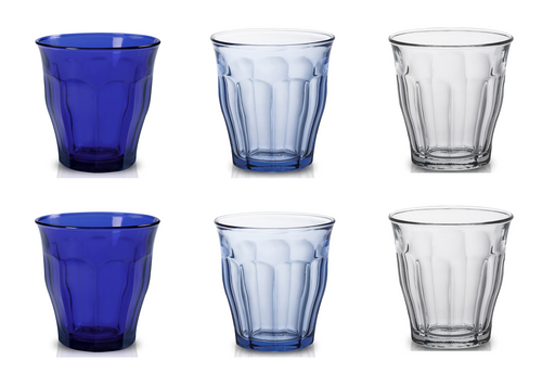 Colección Santorini  - Set de 6 vasos de agua 25 cl - Le Picardie®( Lote de 6)